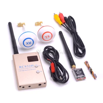 FPV 5.8G 600mW 48CH TS5828L AV Mini FPV Transmitter with Digital Display + RC832H RC832 600mw Receiver RX Antenna
FPV 5.8G 600mW 48CH TS5828L AV Mini FPV Transmitter with Digital Display + RC832H RC832 600mw Receiver RX Antenna