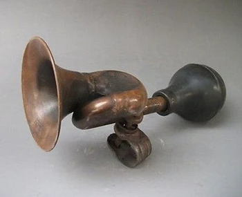 

ymying 1015+++++USEFUL CHINESE OLD BRONZE COLLECTABLE HANDWORK BIKE HORN ORNAMENTS