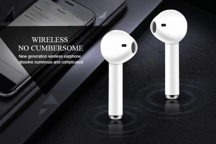 New Camouflage I7S Tws Mini Wireless Bluetooth Earphone Stereo Earbud Headset With Charging Box