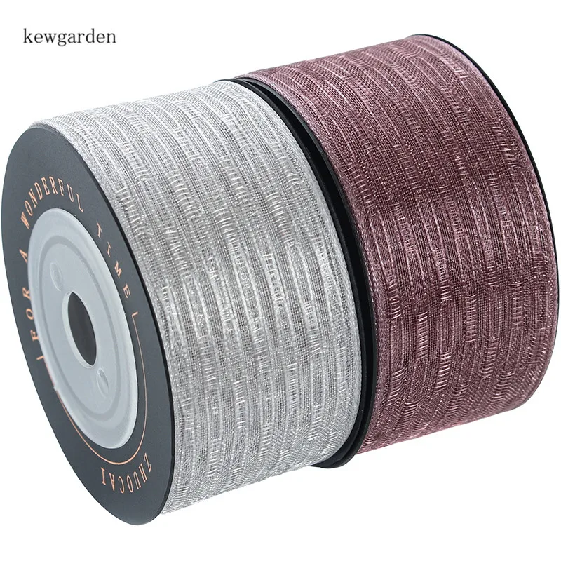 Kewgarden 1" 1.5" 25 40mm Pattern Organza Ribbon DIY Brooch Bowknot Accessories Satin Ribbons Packing Webbing Handmade Tape 5M
Kewgarden 1" 1.5" 25 40mm Pattern Organza Ribbon DIY Brooch Bowknot Accessories Satin Ribbons Packing Webbing Handmade Tape 5M