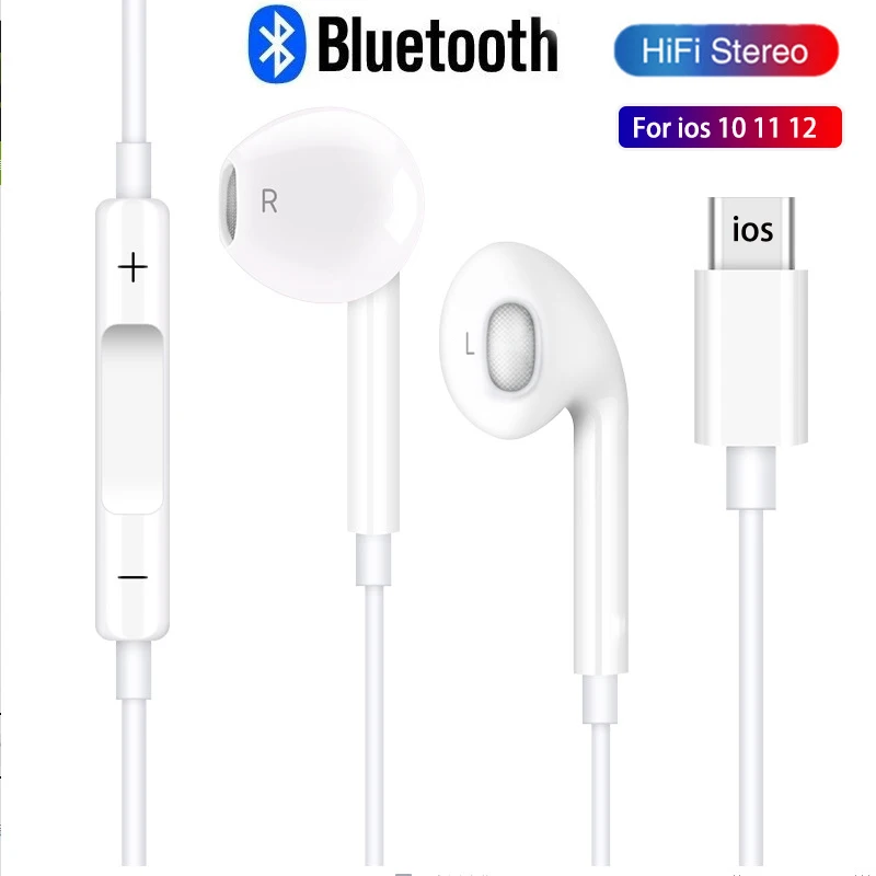 Bass Bluetooth Wired Earphones Microphone Charging Function Earphones for iPhone 7 8 6s Plus XS Max XR Headset Earbuds for iPad
Bass Bluetooth Wired Earphones Microphone Charging Function Earphones for iPhone 7 8 6s Plus XS Max XR Headset Earbuds for iPad