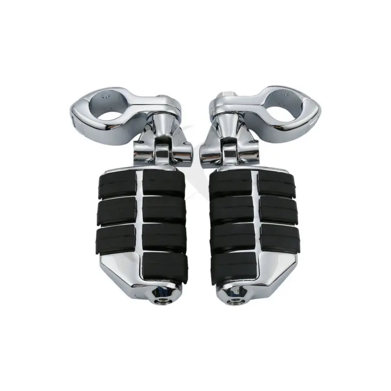 Фото Motorcycle 32mm 1 1/4" Engine Guard Footpeg Clamps Mounting & Footpegs For Harley | Автомобили и мотоциклы
