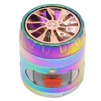 2019 New Creative Design Wind Blade Cover With Convenient Drawer Rainbow Color Zinc Metal Smoking Dry Herb Grind Weed
2019 New Creative Design Wind Blade Cover With Convenient Drawer Rainbow Color Zinc Metal Smoking Dry Herb Grind Weed
