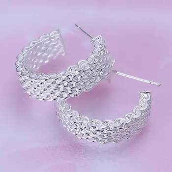 925 Jewelry Silver Color Wholesale Free Shipping Earrings For Women Weaved Web Earrings /aduaivba Adtaivaa LQ-E082
925 Jewelry Silver Color Wholesale Free Shipping Earrings For Women Weaved Web Earrings /aduaivba Adtaivaa LQ-E082