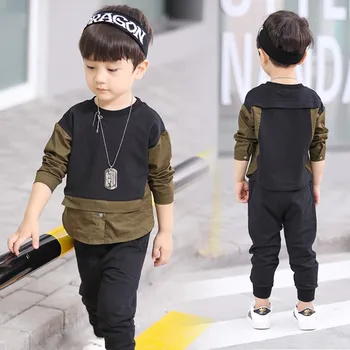 2018 new hot sell Boys Clothing Sets Baby Spring Sports Casual Long Sleeve Shirt+Pants Kids 2PCS Kids Tracksuit For Boys
2018 new hot sell Boys Clothing Sets Baby Spring Sports Casual Long Sleeve Shirt+Pants Kids 2PCS Kids Tracksuit For Boys