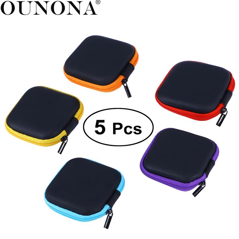 OUNONA 5Pcs Mini EVA Headphones Storage Box Case Portable Travel Carrying Case Earphones Earbuds Headset USB Cable Pouch
OUNONA 5Pcs Mini EVA Headphones Storage Box Case Portable Travel Carrying Case Earphones Earbuds Headset USB Cable Pouch
