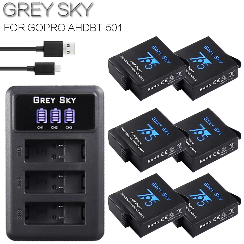 bateria hero5 1600mAh Batterie for GoPro Hero 5 Go Pro Hero 6 7 Battery Go Pro Hero5 Hero6 hero7 Black Camera accessories
bateria hero5 1600mAh Batterie for GoPro Hero 5 Go Pro Hero 6 7 Battery Go Pro Hero5 Hero6 hero7 Black Camera accessories
