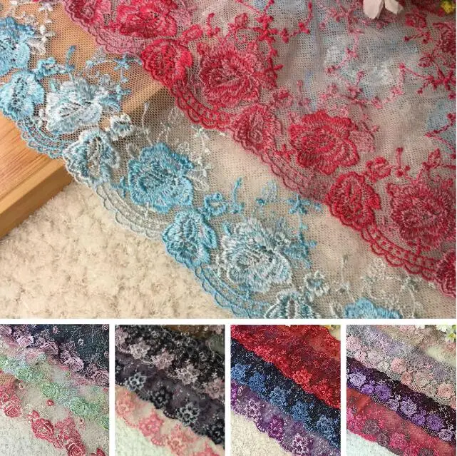 1 Meter/lot 14.5cm Pink Flower Embroidered Net Lace Fabric Trim Ribbons DIY Sewing Trims and Embellishment Handmade Materials
1 Meter/lot 14.5cm Pink Flower Embroidered Net Lace Fabric Trim Ribbons DIY Sewing Trims and Embellishment Handmade Materials