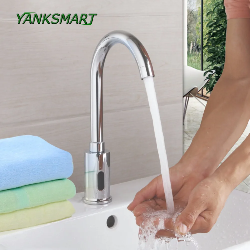 YANKSMART Automatic Sensor Tap Sensor Water Saving Faucets Inductive Kitchen Bathroom Tap Mixer Water Taps
YANKSMART Automatic Sensor Tap Sensor Water Saving Faucets Inductive Kitchen Bathroom Tap Mixer Water Taps