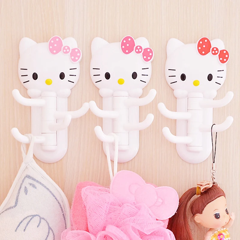 1PC Multifunctional rotatable Hook Hello kitty Stick hook Storage Rack Towel Holder Bathroom Shelves Bathing Accessories C
1PC Multifunctional rotatable Hook Hello kitty Stick hook Storage Rack Towel Holder Bathroom Shelves Bathing Accessories C