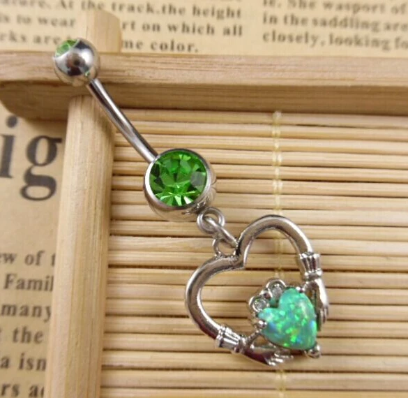 Hot Clear Surgical Navel ring / Steel Navel Belly Button Jewelry / 2015 Fashion Stainless Body Piercing+opal
Hot Clear Surgical Navel ring / Steel Navel Belly Button Jewelry / 2015 Fashion Stainless Body Piercing+opal
