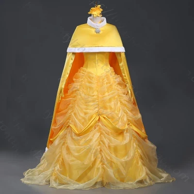 100%real yellow ruffled beading ball gown with cloak princess dance ball gown cosplay Renaissance Belle Ball
100%real yellow ruffled beading ball gown with cloak princess dance ball gown cosplay Renaissance Belle Ball