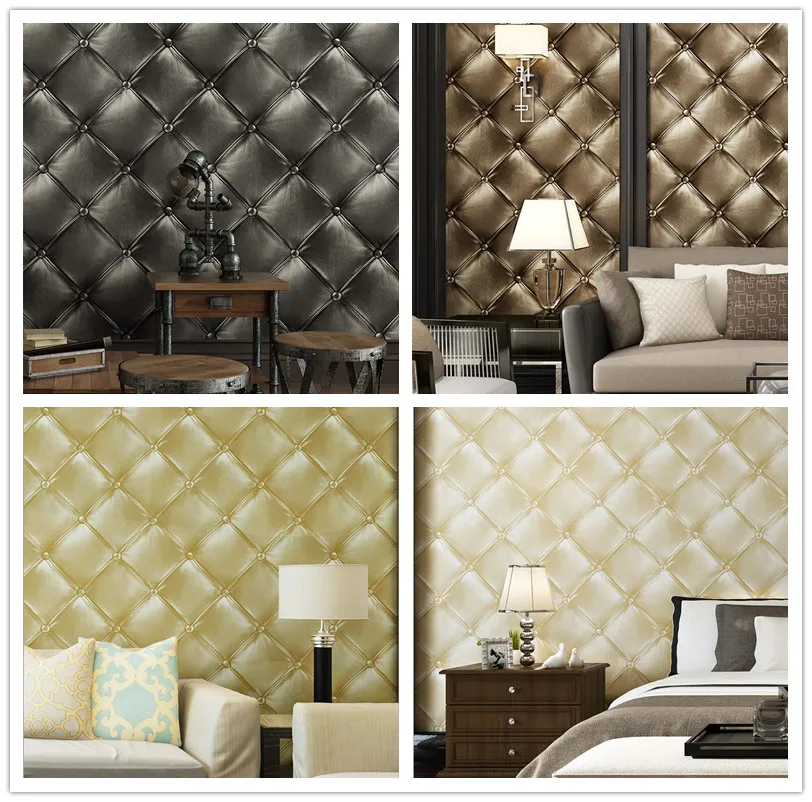 Luxury Faux Leather 3D Wallpaper For Wall Living room Bed room Wall Paper Roll Background Wallcoverings Papel de parede
Luxury Faux Leather 3D Wallpaper For Wall Living room Bed room Wall Paper Roll Background Wallcoverings Papel de parede