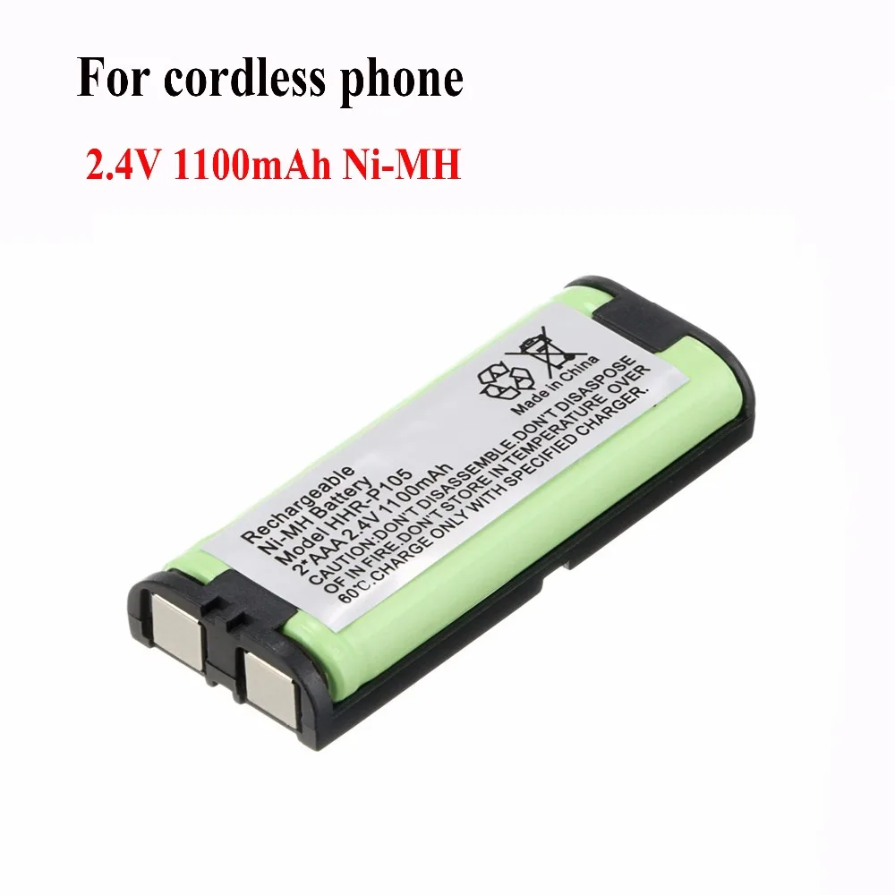 2 шт./лот 4 в 1000 мАч NiMH аккумуляторная батарея для телефона Panasonic HHR-P105 KX242 KX2421 KX-2422