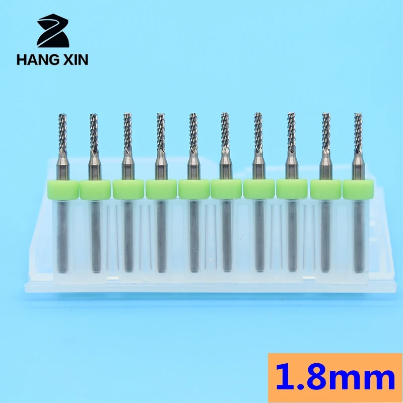 1.8mm 1.9mm tungsten carbide PCB milling cutter,swallowtail corn cutting tool CNC router wood,circuit board milling cutter 10PCS
1.8mm 1.9mm tungsten carbide PCB milling cutter,swallowtail corn cutting tool CNC router wood,circuit board milling cutter 10PCS