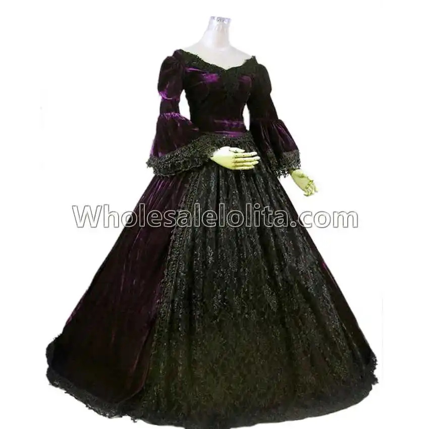 Top sale Georgian Purple Marie Antoinette Premium Velvet Royal Princess Ball Gown Vampire Costume
Top sale Georgian Purple Marie Antoinette Premium Velvet Royal Princess Ball Gown Vampire Costume