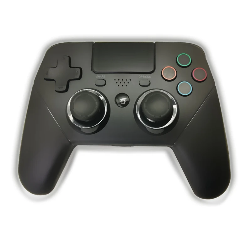 Gamepad - Bluetooth wireless dual joystick, dual vibration mode, black color, support for PS4 console software version .LF19-048
Gamepad - Bluetooth wireless dual joystick, dual vibration mode, black color, support for PS4 console software version .LF19-048