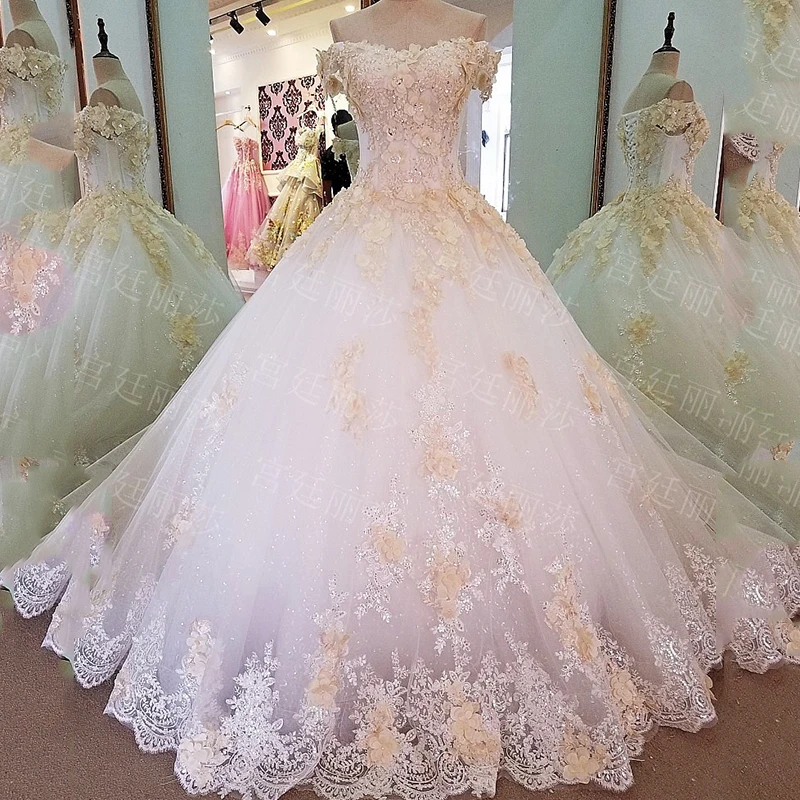 Do Dower New Simple Luxury With Long Train Wedding Dress Sexy V Neck White Dress Champagne Flowers Bride Gown Robe De Mariee L
Do Dower New Simple Luxury With Long Train Wedding Dress Sexy V Neck White Dress Champagne Flowers Bride Gown Robe De Mariee L