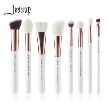 Jessup Pearl White/ Rose Gold Professional Makeup Brushes Set Make up Brush Tools kit Buffer Paint Cheek Highlight Shader beauty
Jessup Pearl White/ Rose Gold Professional Makeup Brushes Set Make up Brush Tools kit Buffer Paint Cheek Highlight Shader beauty