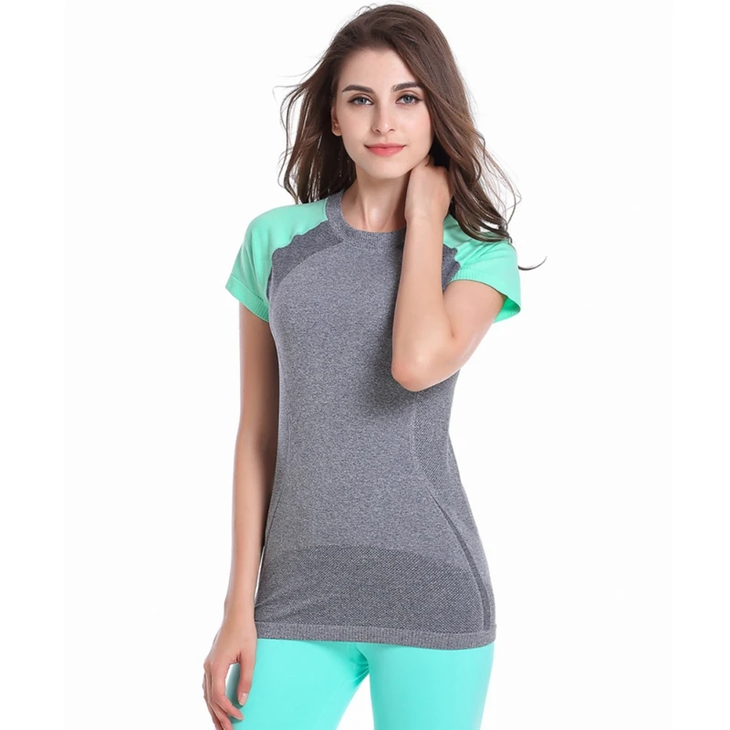 Women's Sport T-shirt Dry Quick Short Sleeve T-shirts Fitness Running Athletic Apparel Tee Workout T-Shirt
