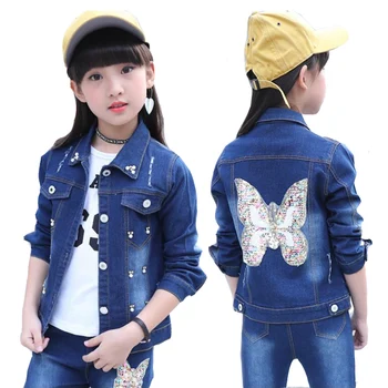 Children Jackets 2019 new Girls denim Jacket Coats spring autumn Sequin embroidery Jacket Children street clothing fashion trend
Children Jackets 2019 new Girls denim Jacket Coats spring autumn Sequin embroidery Jacket Children street clothing fashion trend