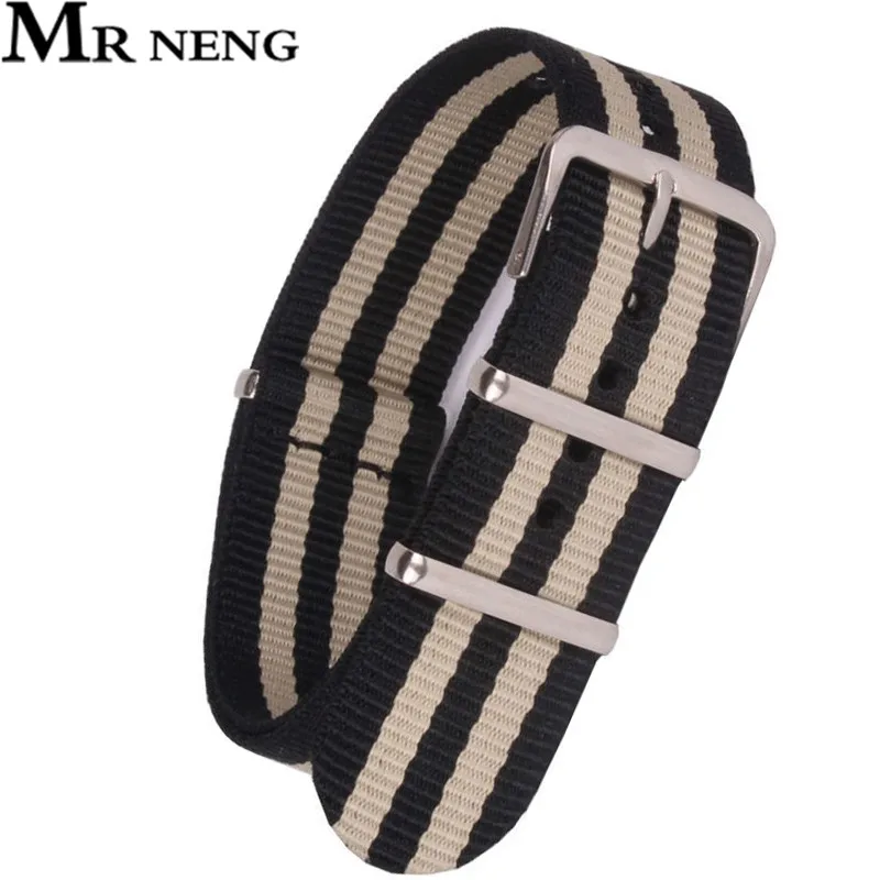 MR NENG Brand WATCHBAND 18 20 22 mm Nato Nylon Woven Fiber watchband 18mm Man Women Watch Bracelet Strap Wristwatch Band Buckle
MR NENG Brand WATCHBAND 18 20 22 mm Nato Nylon Woven Fiber watchband 18mm Man Women Watch Bracelet Strap Wristwatch Band Buckle