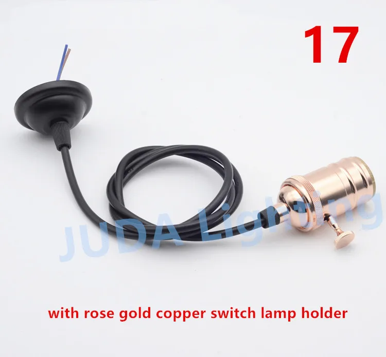 Ceiling rose canopy with cord cable wire Edison vintage retro E27 E26 socket lamp holder for chandeliers led bulb pendant light
Ceiling rose canopy with cord cable wire Edison vintage retro E27 E26 socket lamp holder for chandeliers led bulb pendant light