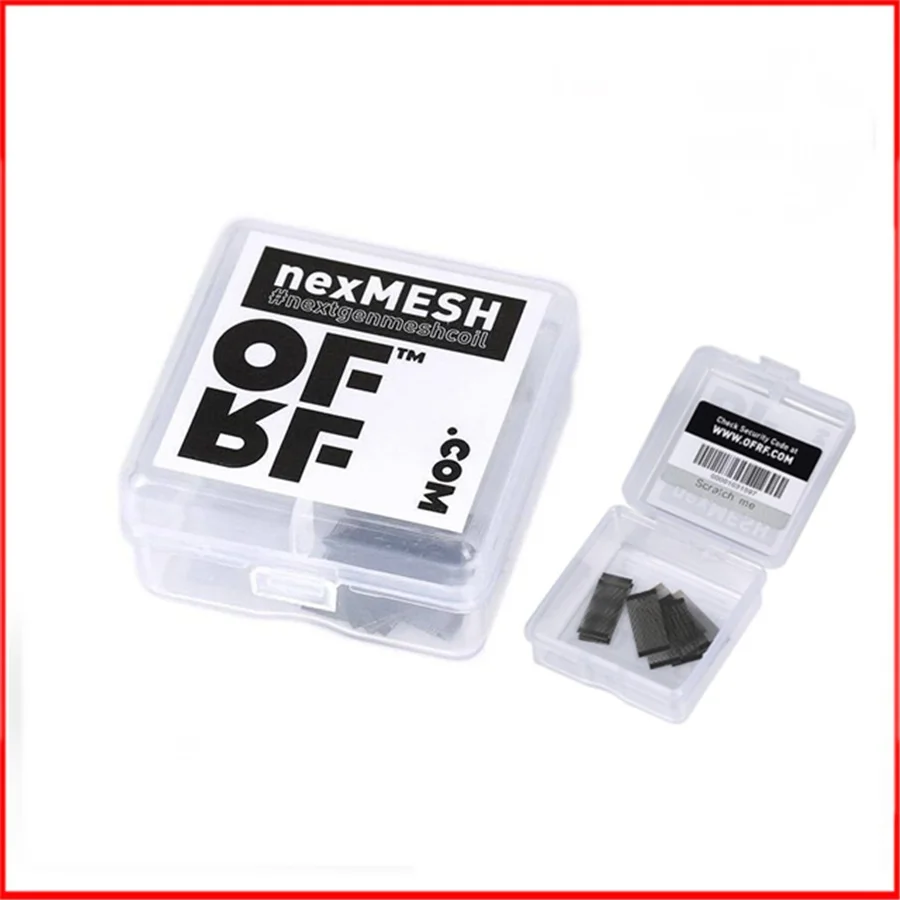 10PCS Original OFRF Nexmesh Mesh Coil RDA Replacement Coils 0.13 ohm triple density A1 Coil for Wotofo E Cigarette RDA RBA RDTA
10PCS Original OFRF Nexmesh Mesh Coil RDA Replacement Coils 0.13 ohm triple density A1 Coil for Wotofo E Cigarette RDA RBA RDTA