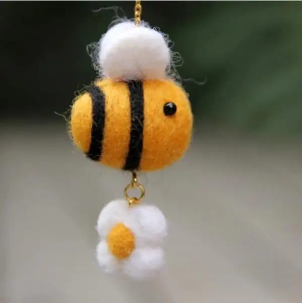 Flowers and bees wool felting needlepoint kit phone rope felt needlecraft DIY craft handmade needlework with tools plus
Flowers and bees wool felting needlepoint kit phone rope felt needlecraft DIY craft handmade needlework with tools plus