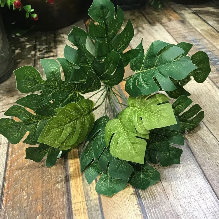 16 leaf turtle leaves Artificial flowers green leaf plants Bonsai Plant wall accessories Wedding interior decorations
16 leaf turtle leaves Artificial flowers green leaf plants Bonsai Plant wall accessories Wedding interior decorations