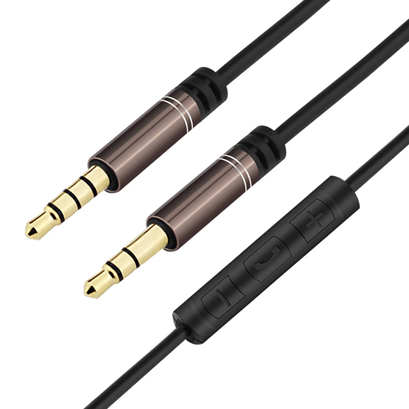 1M 3.5mm Male to Male AUX Cable For Car Computer Headphone Speaker 3.5MM Jack Audio Cable With Microphone Volume Control
1M 3.5mm Male to Male AUX Cable For Car Computer Headphone Speaker 3.5MM Jack Audio Cable With Microphone Volume Control