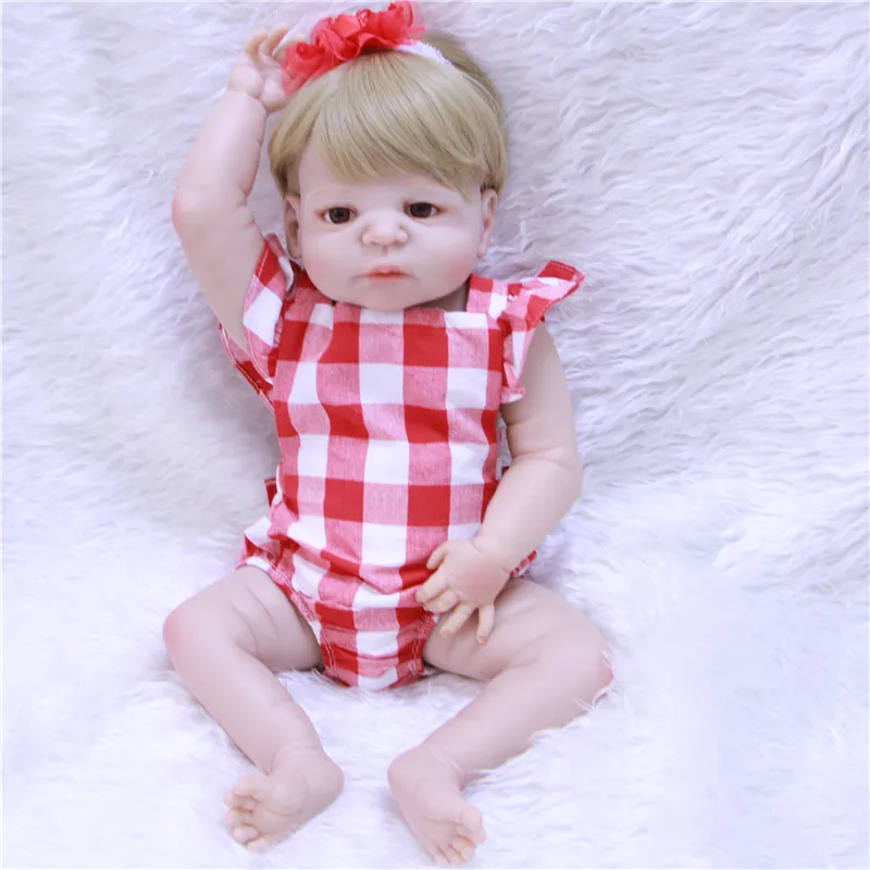 55cm Full Silicone Reborn Girl Baby Doll Toys Lifelike Newborn Princess Girls Babies Doll bebe Birthday Gift reborn bonecas
55cm Full Silicone Reborn Girl Baby Doll Toys Lifelike Newborn Princess Girls Babies Doll bebe Birthday Gift reborn bonecas