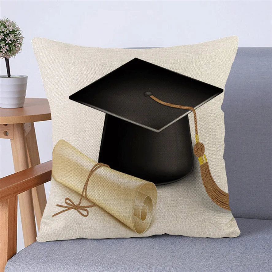 New 2019 Graduation Season Decor Cushion Cover 45X45cm 1pc Linen Pillowcase Sofa Throwing Home Decoration Pillow Cover 0516#30
New 2019 Graduation Season Decor Cushion Cover 45X45cm 1pc Linen Pillowcase Sofa Throwing Home Decoration Pillow Cover 0516#30