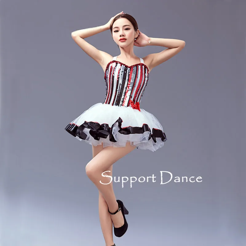 Children Camisole Sequin Ballet Tutu Dress Adult Sexy Fashionable Dance Performance Costume C271
Children Camisole Sequin Ballet Tutu Dress Adult Sexy Fashionable Dance Performance Costume C271