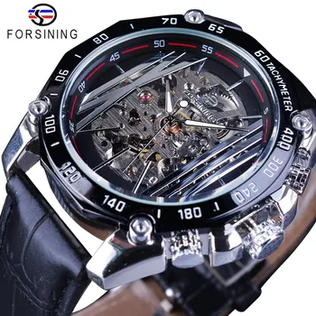 Forsining Mechanical Steampunk Series Men Military Sport Watch Transparent Skeleton Dial Automatic Watch Top Brand Luxury Clock
Forsining Mechanical Steampunk Series Men Military Sport Watch Transparent Skeleton Dial Automatic Watch Top Brand Luxury Clock