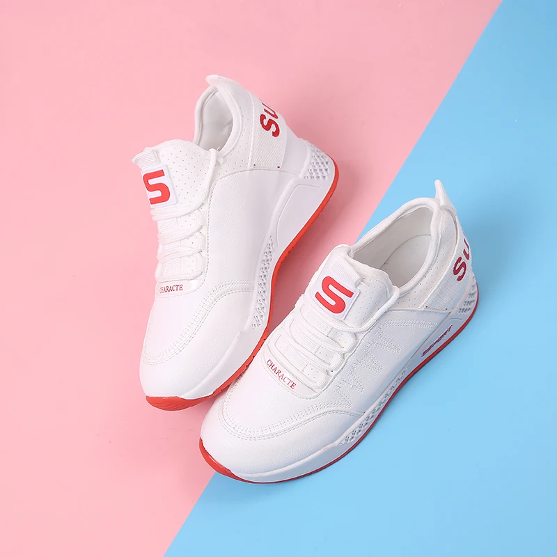 2019 Women's Chunky Sneakers Fashion Women Platform Shoes Lace Up Pink Vulcanize Shoes Womens Female Trainers Dad Shoes 8391
2019 Women's Chunky Sneakers Fashion Women Platform Shoes Lace Up Pink Vulcanize Shoes Womens Female Trainers Dad Shoes 8391