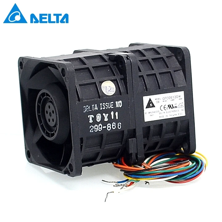Delta New Circular fan modified car electric turbocharger fan 4.8A 12V 6 * 6.5cm * 7.6cm diameter GFC0612DW
Delta New Circular fan modified car electric turbocharger fan 4.8A 12V 6 * 6.5cm * 7.6cm diameter GFC0612DW