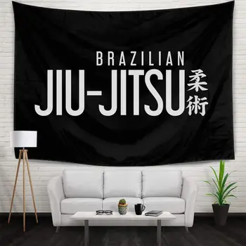 Teens Dorm Decor Tapestry Wall Hanging BJJ Brazilian Jiu-Jitsu Tapestry Polyester Fabric JiuJitsu Bedspread Banner 130x150cm
Teens Dorm Decor Tapestry Wall Hanging BJJ Brazilian Jiu-Jitsu Tapestry Polyester Fabric JiuJitsu Bedspread Banner 130x150cm