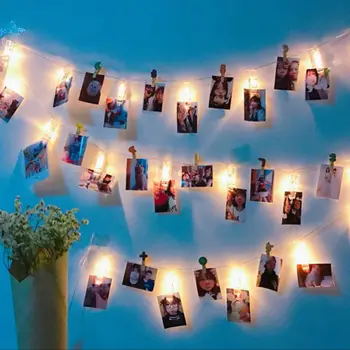 Led Photo Clip String Lights, Christmas Wedding Party Decorative Lights, Hanging Fairy Lights, 20 Photo Clips
Led Photo Clip String Lights, Christmas Wedding Party Decorative Lights, Hanging Fairy Lights, 20 Photo Clips