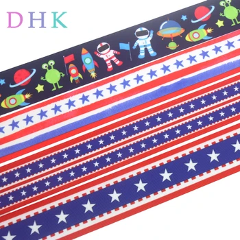 DHK 1.5'' 10yards space usa star printed grosgrain Ribbon Accessory hairbow headwear decoration DIY material 38mm B1759
DHK 1.5'' 10yards space usa star printed grosgrain Ribbon Accessory hairbow headwear decoration DIY material 38mm B1759
