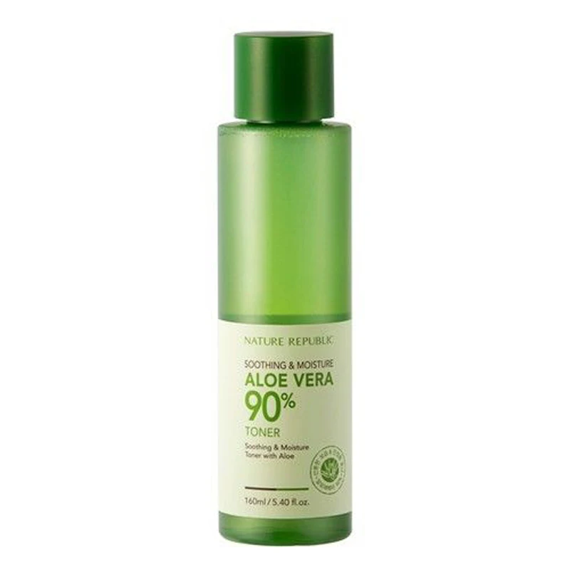 NATURE REPUBLIC Soothing & Moisture ALOE VERA 90% Toner 160ml Moisturize Treatment Toner Miracle Facial Serum Blackhead Removal
NATURE REPUBLIC Soothing & Moisture ALOE VERA 90% Toner 160ml Moisturize Treatment Toner Miracle Facial Serum Blackhead Removal