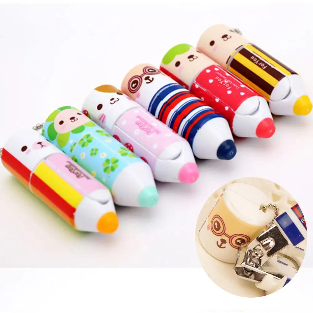 Fashion Cute Cartoon Pencil Shape Nail Clipper Scissors Practical Portable Nail Cutter Care Tool Accessories
Fashion Cute Cartoon Pencil Shape Nail Clipper Scissors Practical Portable Nail Cutter Care Tool Accessories