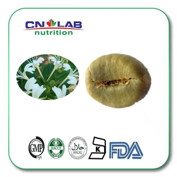 Image Bulk Powder Pure Green Coffee Bean Extract 50% Chlorogenic acid Green Coffee Bean Extract