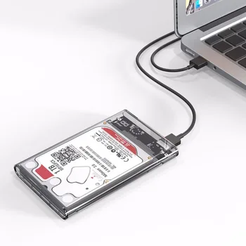 Hard Drive Enclosure 2.5 inch Transparent USB3.0 HDD Mini Case Hard Drive Enclosure Support UASP Protocol Optical Drives Case 1P
Hard Drive Enclosure 2.5 inch Transparent USB3.0 HDD Mini Case Hard Drive Enclosure Support UASP Protocol Optical Drives Case 1P