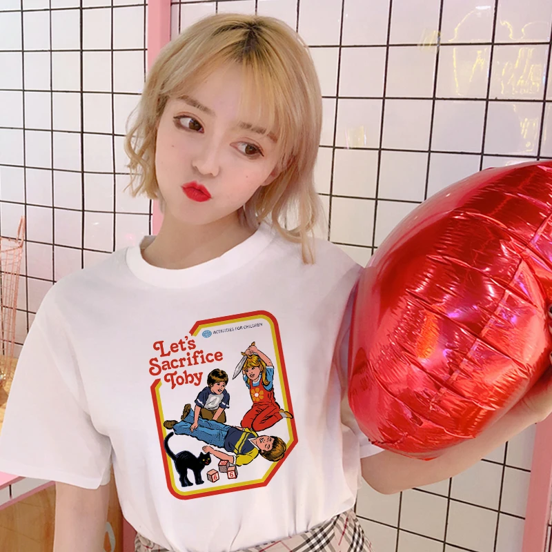 Evil Power Cartoon Letter Print Fashion Casual Summer New Women's T-Shirt Swear Short Sleeve Let Summon Demon T-Shirt S-2XL
Evil Power Cartoon Letter Print Fashion Casual Summer New Women's T-Shirt Swear Short Sleeve Let Summon Demon T-Shirt S-2XL
