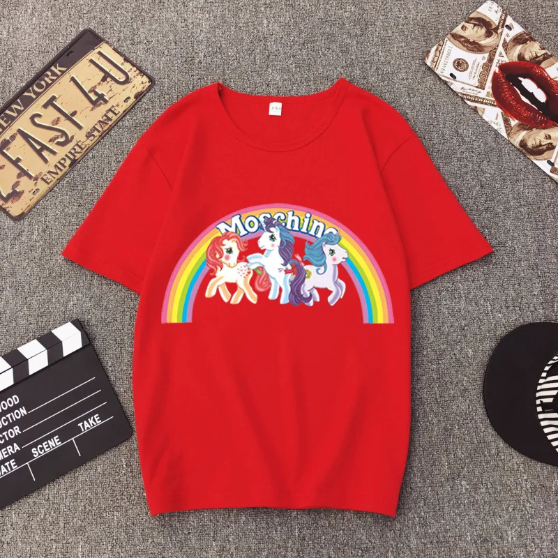 HGFS 2019 Cotton Horse Vibe With Me Print Punk Rock Fashion Graphic Tees European Unicorn T shirt Summer Women Designer Clothing
HGFS 2019 Cotton Horse Vibe With Me Print Punk Rock Fashion Graphic Tees European Unicorn T shirt Summer Women Designer Clothing