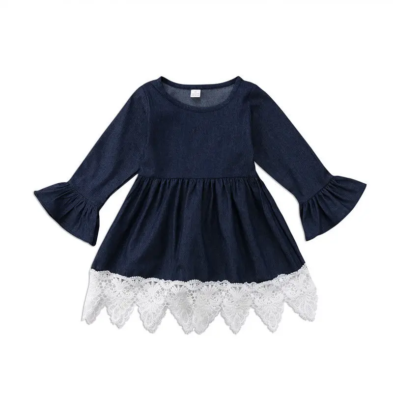 Newborn Infant Baby Girls Autumn Petal Long Sleeve Blue Denim Lace Ruffles Dress Sweet O-neck Cute Princess Party Clothes Set
Newborn Infant Baby Girls Autumn Petal Long Sleeve Blue Denim Lace Ruffles Dress Sweet O-neck Cute Princess Party Clothes Set
