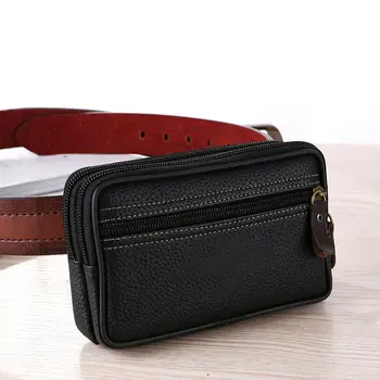 Man Multi-function Mini Waist Bag PU Leather Double Layer Zipper Phone Card Bag FA$3
Man Multi-function Mini Waist Bag PU Leather Double Layer Zipper Phone Card Bag FA$3