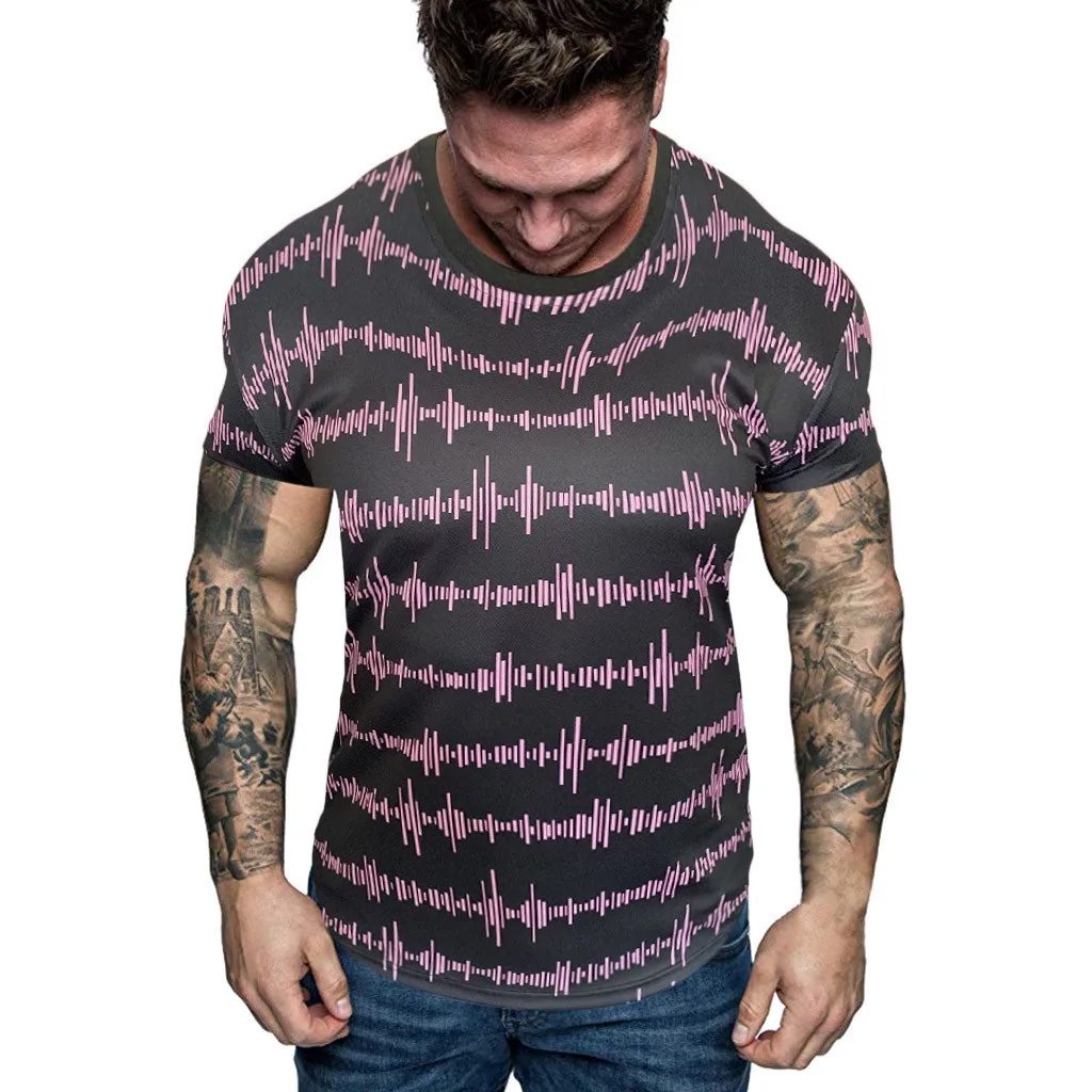 Summer 2019 Men's T-shirt O-Neck Short-sleeved Cool Creative 3D Printing Purple T-shirt Casual Plus Size Short Shirts L704
Summer 2019 Men's T-shirt O-Neck Short-sleeved Cool Creative 3D Printing Purple T-shirt Casual Plus Size Short Shirts L704