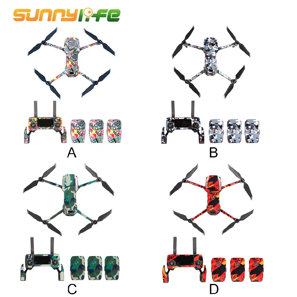 SUNNYLIFE Carbon Fiber Drone Body Arms Remote Controller Wrap Skin Sticker Protector Set for DJI Mavic 2 Pro & Zoom Accessories
SUNNYLIFE Carbon Fiber Drone Body Arms Remote Controller Wrap Skin Sticker Protector Set for DJI Mavic 2 Pro & Zoom Accessories